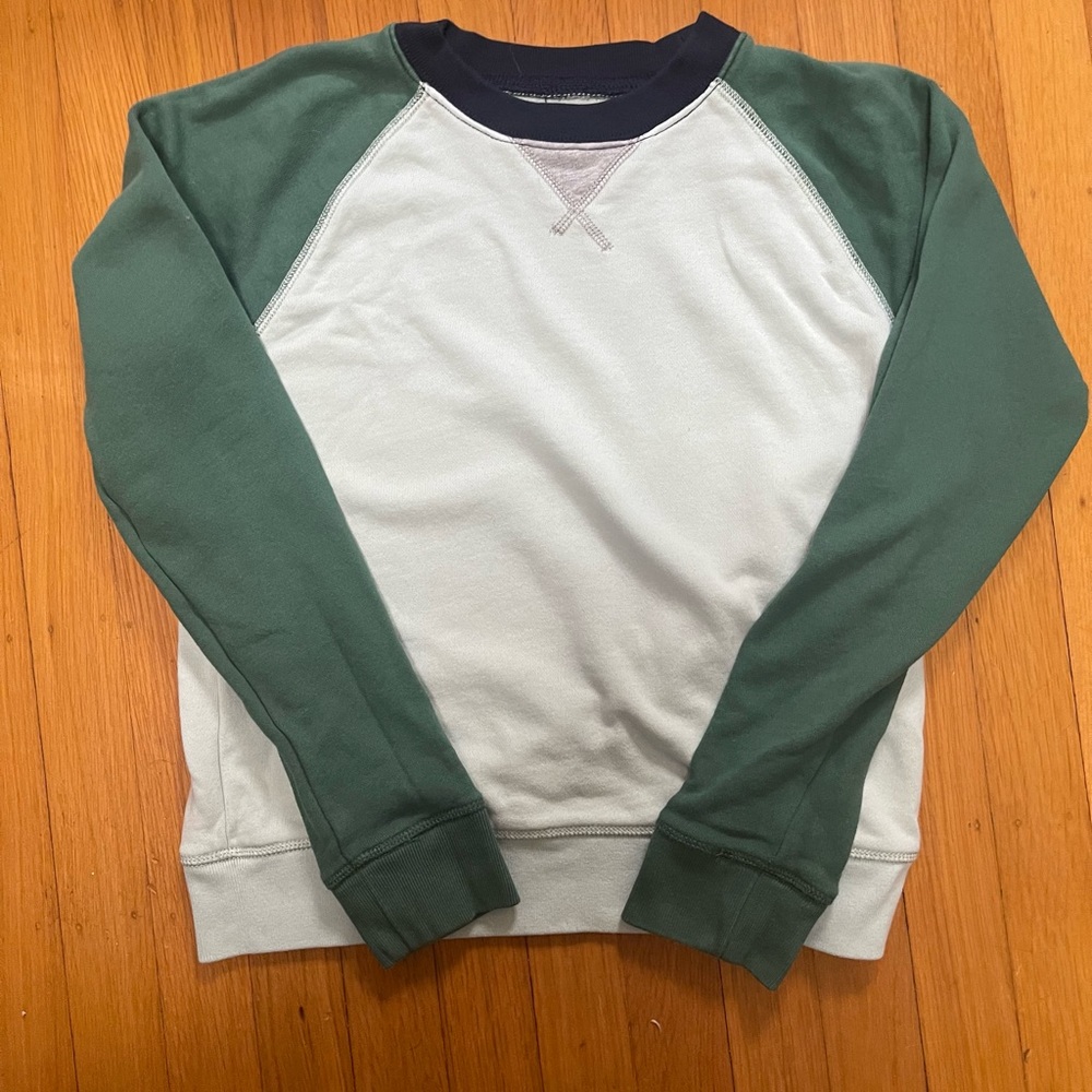 J Crew Crewcuts color block sweatshirt
